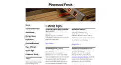 Desktop Screenshot of pinewoodfreak.com